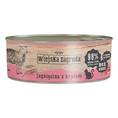 WIEJSKA ZAGRODA Adult Ėriena ir krilis 12x85 g skardinė katėms