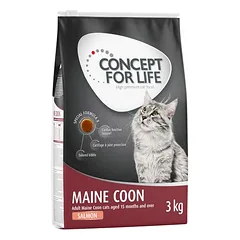 Concept for Life Maine Coon Adult su lašiša, begrūdis sausas maistas katėms, < 1,4 kg — 3 nuotrauka