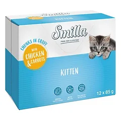  Smilla Frischebeutel Kitten Häppchen in Sauce mit Gemüse