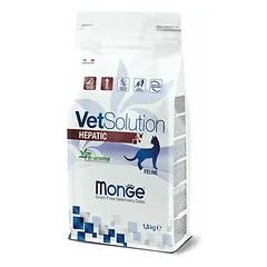 Monge VetSolution Feline Hepatic su žirneliais, veterinarinis maistas katėms 1,5 kg — 2 nuotrauka