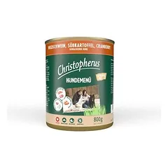 Christopherus meniu 6 x 800 g, drėgnas maistas šunims — 4 nuotrauka