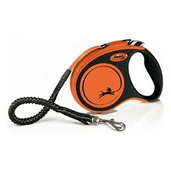 FLEXI XTREME juostelinis pavadėlis L, iki 65 kg, 5 m, Oranžinis