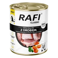 DOLINA NOTECI Šlapias ėdalas šunims Rafi Classic su paukštiena 800g