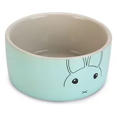 Beeztees Kaninchen-Napf Joela Keramik grau/mint