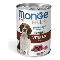 Monge Fresh konservai suaugusiems šunims su veršiena 6x400g