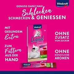 Vitakraft Cat Liquid-Snack su jautiena ir inulinu — 2 nuotrauka