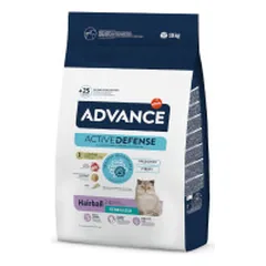 Advance Hairball Sterilized sausas pašaras sterilizuotoms katėms