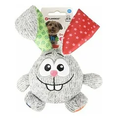 Flamingo dog toy CHEERY RABBIT 17cm