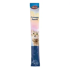 Trixie Creamy Snack With Shrimp skysti skanėstai katėms su tunu ir krevetėmis, 5×14 g — 2 nuotrauka