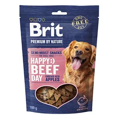 BRIT Premium by Nature Semi-moist Snack Beef and Apples 180g pusiau drėgnas skanėstas šunims su jautiena ir obuoliais