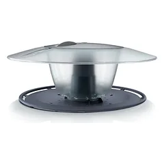 Lesyklėlė paukščiams 258*294*122 mm antracitas BIRDYFEED ROUND Prosperplast