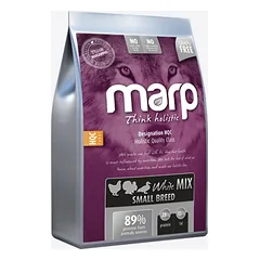 White Mix Small Breed – Marp Think Holistic – holistinis sausas ėdalas šunims su vištiena, antiena ir kalakutiena