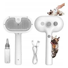 Garų šepetys šunims ir katėms kailio priežiūrai Steamy Cat Brush