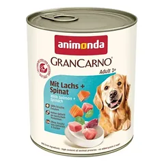 ANIMONDA GranCarno su kiauliena, lašiša ir špinatais 800g photo