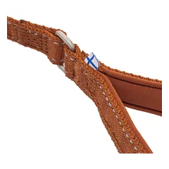 Hurtta Casual atspindintis pavadėlis Eco Cinnamon - šuns pavadėlis, puikiai tinkantis kasdieniam naudojimui, pagamintas iš perdirbtų medžiagų, Brązowy / 120cm/20mm — 2 nuotrauka