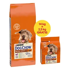 PURINA Dog Chow Mature Senior Lamb 14 kg + 2,5 kg