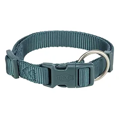 TRIXIE Premium antkaklis, S-M: 30-45 cm/15 mm, tams. žalias