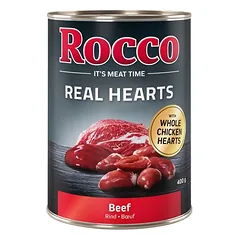 Rocco Real Hearts drėgnas maistas šunims, ekonominė pakuotė 24 x 400 g — 2 nuotrauka
