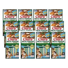 INABA Šunų ėdalo priedas Vištienos su sūriu receptas 12x(4x14g)