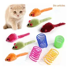 MCBOSON Maus-Plüschtier für Katzen