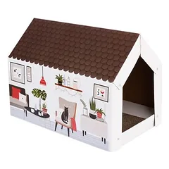 XL-Katzenhaus Home inkl. Kratzbrett - Winter