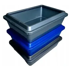 SUM-PLAST atvira katės kraiko dėžė vidutinė 42 cm x 30 cm x 12 cm