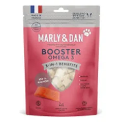 Marly & Dan Booster Omega 3 liofilizuoti skanėstai su lašiša katėms - Pet24