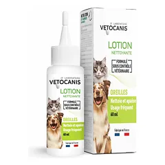 Vetocanis ausų losjonas šunims ir katėms 60 ml