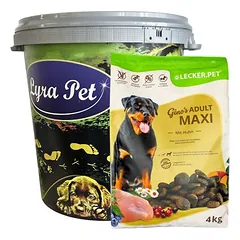 Lecker.Pet® Gino's Adult Maxi mit Huhn Hundefutter Trockenfutter