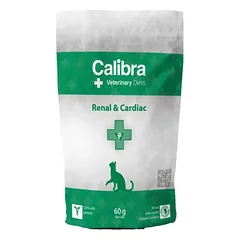CALIBRA VD Cat Renal/Cardiac sausas maistas katėms, 60g