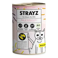 STRAYZ BIO drėgnas maistas katėms, ekonominė pakuotė 24 x 400 g — 2 nuotrauka