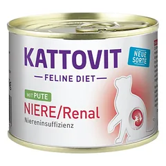 KATTOVIT Feline Diet Niere/Renal Kalakutiena 185 g