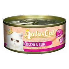 Aatas Cat Creamy Chicken & Tuna kremas paštetas suaugusiems katams, 80 g