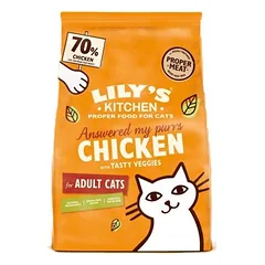 LILY'S KITCHEN - Getreidefreies Katzenfutter mit Huhn und Fisch - Lily's K