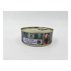 Konservuotas pašaras šunims REAL DOG SP Wet Beef and rabbit 240g nuotrauka