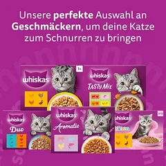 Whiskas Junior drėgnas maistas kačiukams, šviežumo maišeliai 40 x 85 g, 80 - 99 g — 5 nuotrauka
