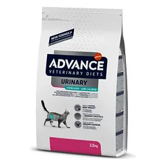 Advance Sterilized Urinary mažo kaloringumo sausas maistas katėms 7.5 kg