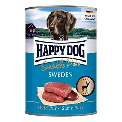 HAPPY DOG Sensible Pure Sweden Elnias 400 g šlapias maistas šunims