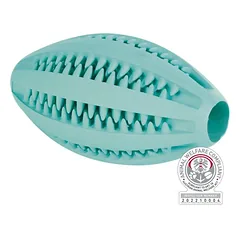 TRIXIE  Denta Fun Regbio kamuolys, mėtinis, natūrali guma, 11 cm