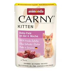 ANIMONDA Carny Kitten Pouch Baby pate 85g drėgna maistas kačiukams