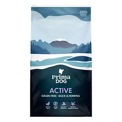 PRIMADOG Active Be Grūdų su Antiena ir silke 10kg.