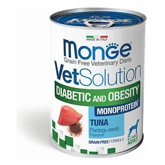 Monge VetSolution Canine Diabetic and Obesity Monoprotein Tuna 400 g