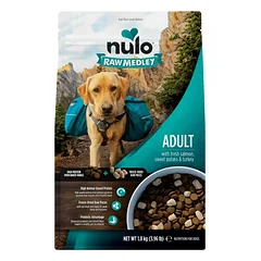 Nulo Raw Medley sausas maistas šunims, su kalakutiena, lašiša ir saldžiosiomis bulvėmis,  1,8kg