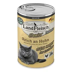 LandFleisch Cat Senior Pastete extra mager 6x400g