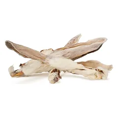 HM-8433 Hau&Miau Puzzo Snack, triušio ausys su kailiu, 20-25 cm, 100g (pak25)