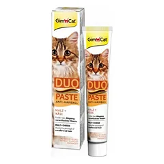GimCat dviejų dalių pasta nuo plaukų kamuoliukų su sūriu 50 g