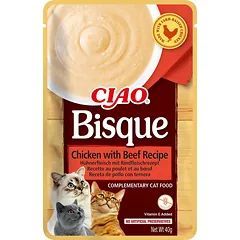 INABA CIAO Bisque Vištienos ir jautienos kreminė sriuba 40g