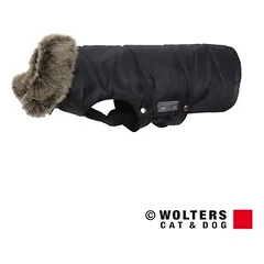 Wolters Parka mit Fellkragen schwarz