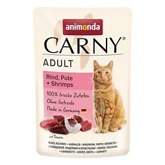 Animonda Carny Pouch ekonominė pakuotė, drėgnas maistas katėms 24 x 85 g — 3 nuotrauka