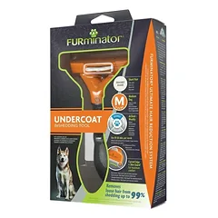 Furminatorius Undercoat deShedding trumpaplaukiams šunims, M
